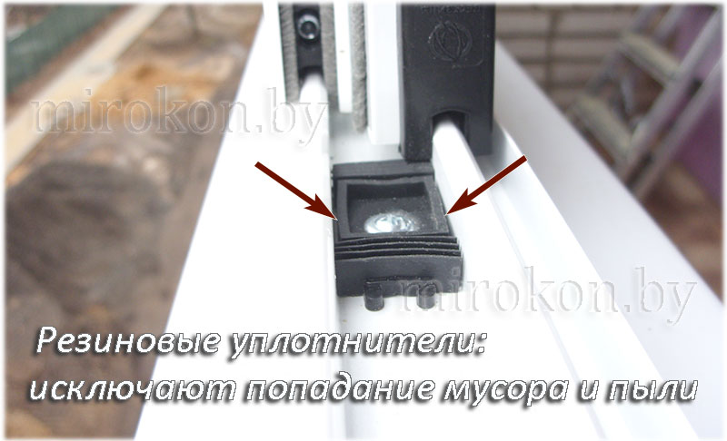резиновые уплотнители алюминиевой рамы