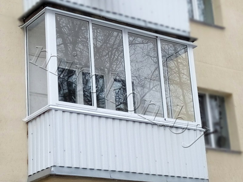 балконные рамы из алюминия в минске